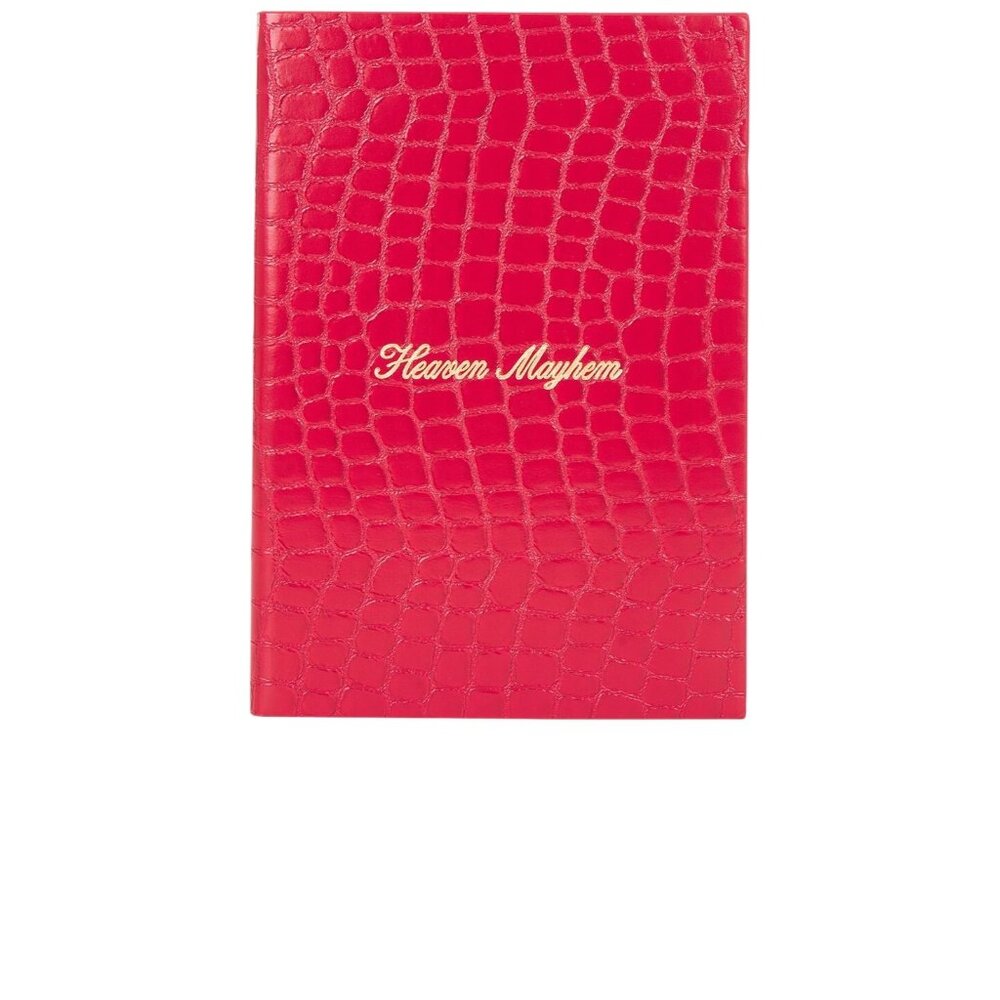 Heaven Mayhem Journal in Red New Womens Notebook Paper